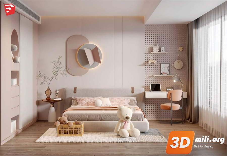 Children Room Scenes Skp FIles 